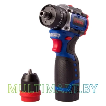 Ударная дрель-шуруповерт Витязь ДА-1016-У10М БСП (с 2-мя АКБ, кейс)